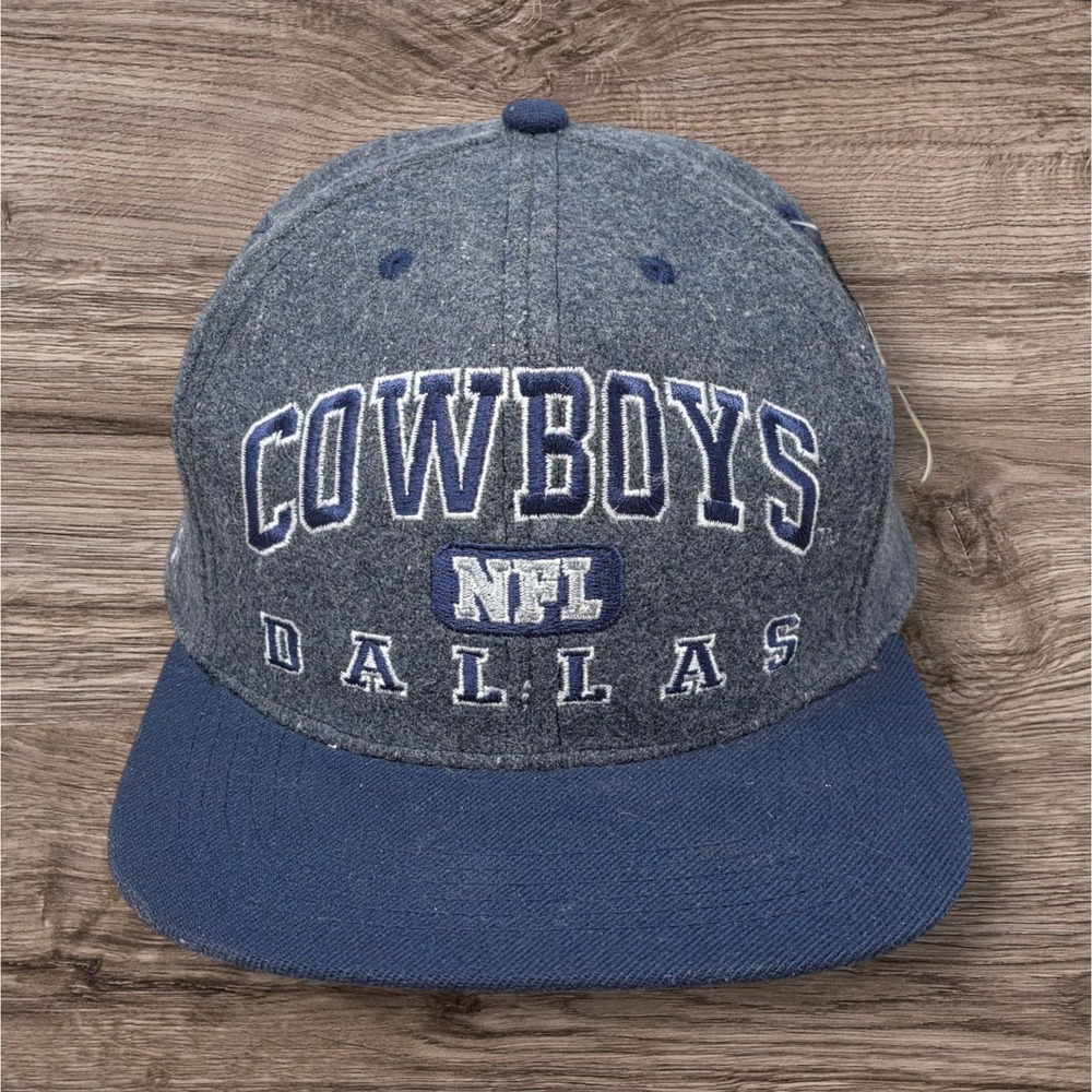 Vintage 1996 Drew Pearson Dallas Cowboys Snapback Hat NOS Wool 90s Team NFL Patc